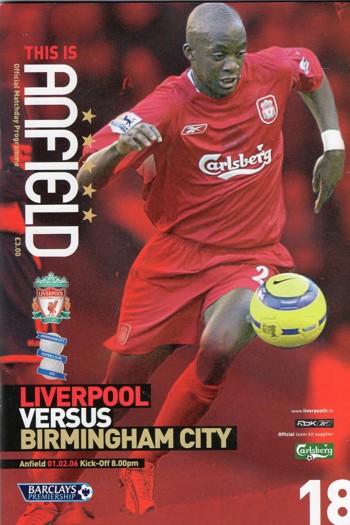 Match programme